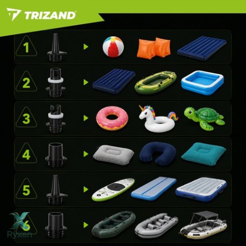 Pompka akumulatorowa do deski SUP Trizand TRIZAND