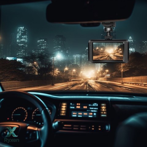 Wideorejestrator samochodowy z wyświetlaczem dash cam hdr RTO