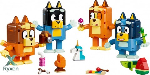 Klocki bluey 11217 rodzina blue z klocków LEGO