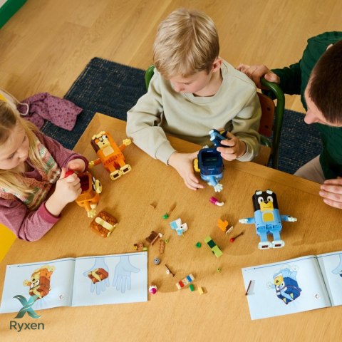 Klocki bluey 11217 rodzina blue z klocków LEGO