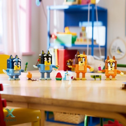 Klocki bluey 11217 rodzina blue z klocków LEGO
