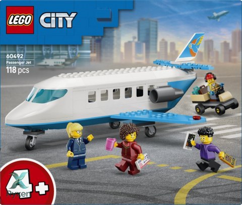 Klocki city 60492 samolot pasażerski LEGO
