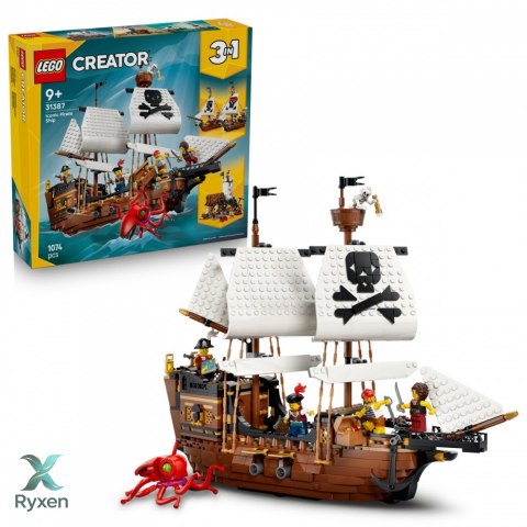 Klocki creator 31387 legendarny statek piracki LEGO