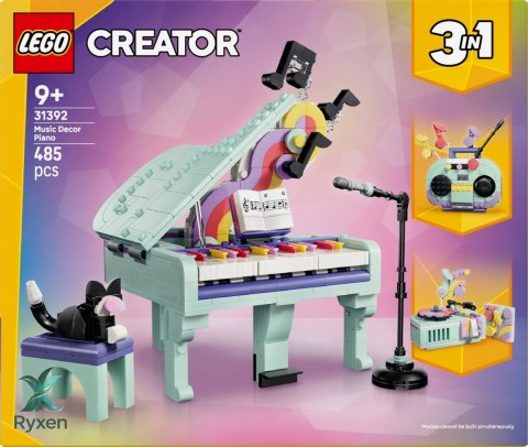 Klocki creator 31392 dekoracyjny fortepian z kotem LEGO