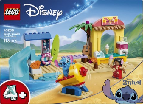 Klocki disney 43280 zabawa na plaży z lilo i stitchem LEGO