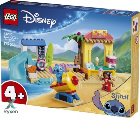 Klocki disney 43280 zabawa na plaży z lilo i stitchem LEGO