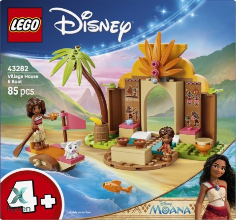 Klocki disney 43282 wiejska chatka i łódź LEGO