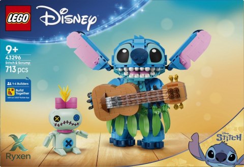 Klocki disney 43296 stitch i strupka LEGO