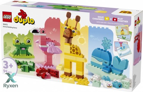 Klocki duplo 10472 gra w budowanie zwierzątek LEGO