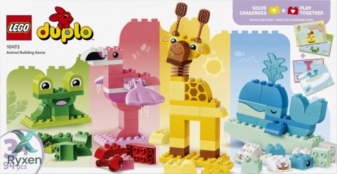 Klocki duplo 10472 gra w budowanie zwierzątek LEGO