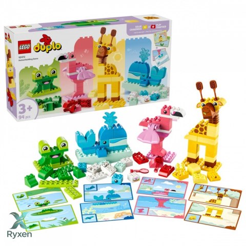 Klocki duplo 10472 gra w budowanie zwierzątek LEGO