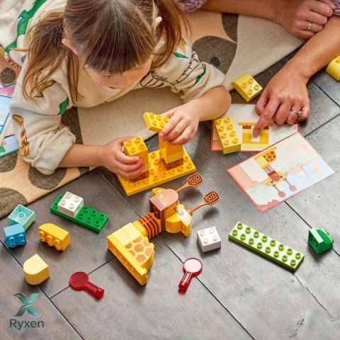 Klocki duplo 10472 gra w budowanie zwierzątek LEGO