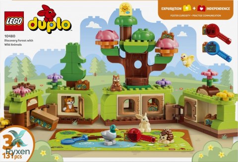 Klocki duplo 10480 las odkrywców z dzikimi zwierzętami LEGO