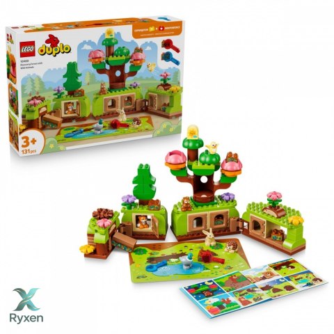 Klocki duplo 10480 las odkrywców z dzikimi zwierzętami LEGO