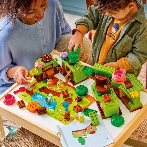 Klocki duplo 10480 las odkrywców z dzikimi zwierzętami LEGO