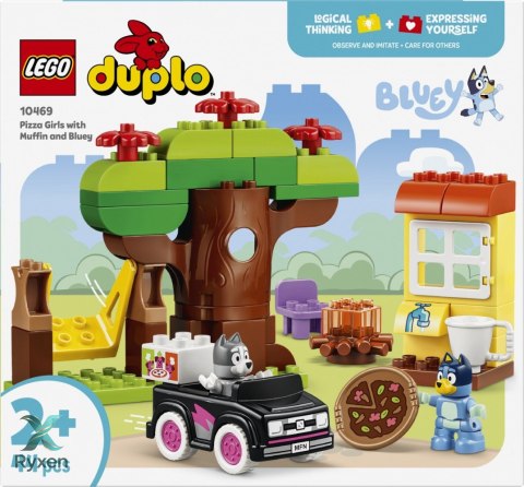 Klocki duplo bluey 10469 pizzerki z muffinką i blue LEGO