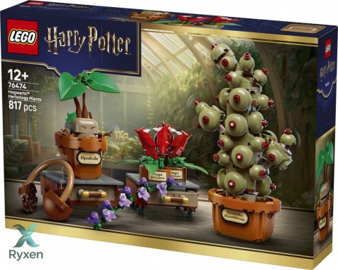 Klocki harry potter 76474 rośliny z lekcji zielarstwa w hogwarcie LEGO