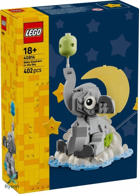Klocki iconic 40814 słoniątko na niebie LEGO