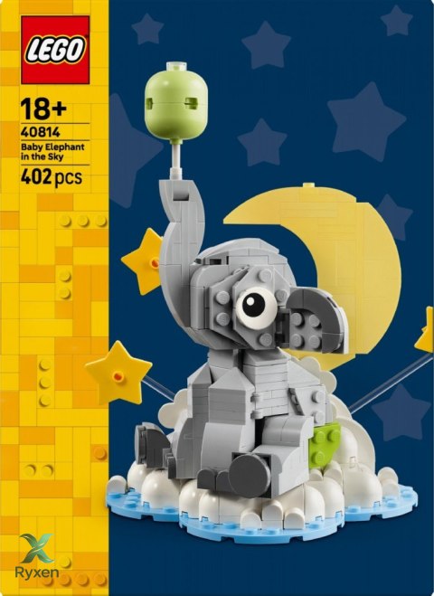 Klocki iconic 40814 słoniątko na niebie LEGO