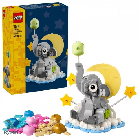 Klocki iconic 40814 słoniątko na niebie LEGO