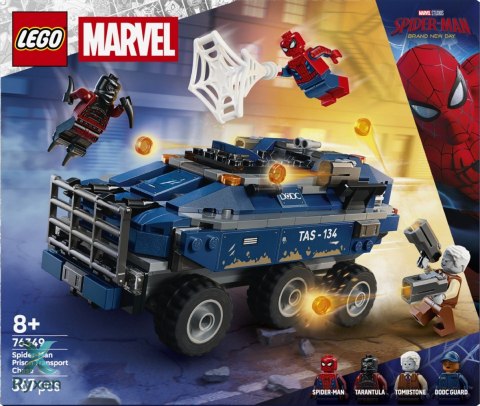 Klocki marvel super heroes 76349 pościg spider-mana za więźniarką LEGO