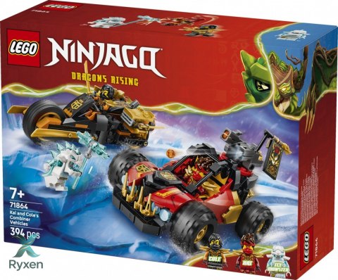 Klocki ninjago 71864 wielofunkcyjne pojazdy kaia i colea LEGO