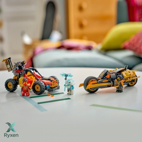 Klocki ninjago 71864 wielofunkcyjne pojazdy kaia i colea LEGO