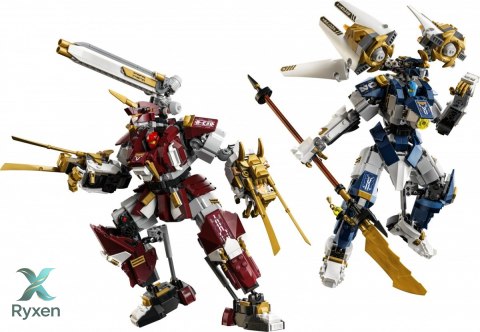 Klocki ninjago 71870 bliźniacze tytanowe mechy LEGO