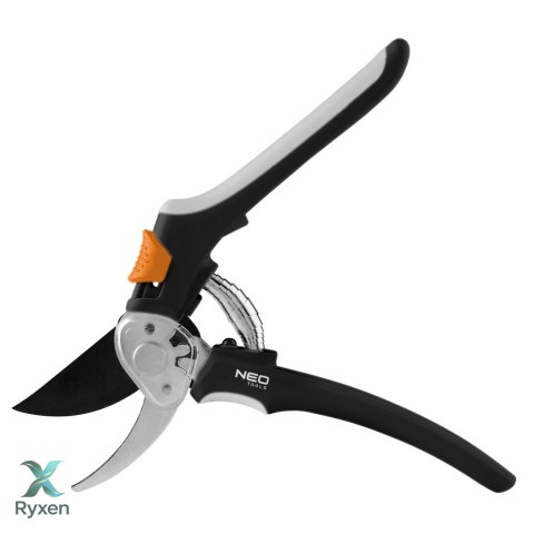 Sekator by-pass 200 mm, zakres do 18 mm, z przekładnią NEO TOOLS