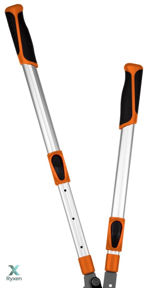 Sekator do gałęzi by-pass 665 mm, zakres do 42 mm, przekładnia, teleskopowe uchwyty NEO TOOLS
