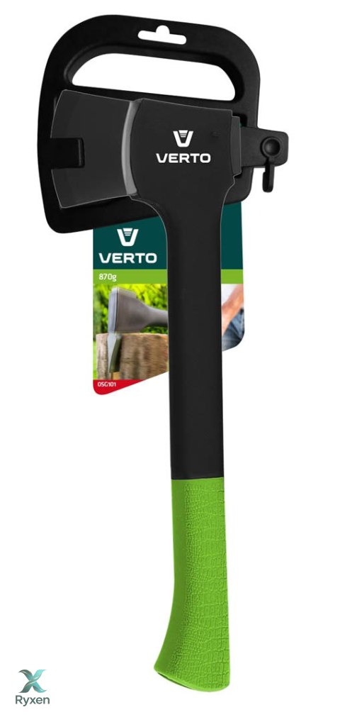 Siekiera 870g, obuch 540g, trzonek włókno, 17.5" VERTO