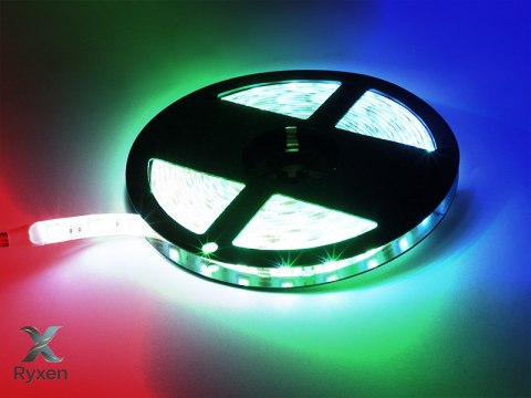 70-784# Zestaw taśm led rgb 5050 5m/300 sterownik+zasilacz taśma wodoodporna`` Blow