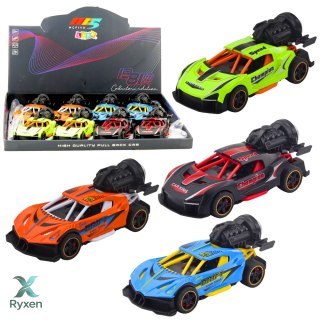 Autko Sportowe Z Napędem Światła Dźwięki Efekt Dymny Mix LEAN TOYS