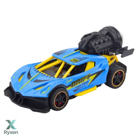 Autko Sportowe Z Napędem Światła Dźwięki Efekt Dymny Mix LEAN TOYS