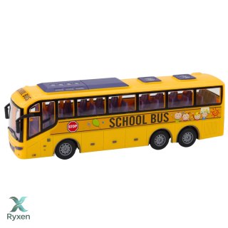 Autobus Zdalnie Sterowany RC Szkolny 1:30 Światła Żółty LEAN TOYS