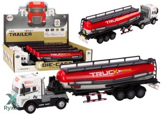 Ciężarówka Z Przyczepą Cysterna TIR 1:24 Auto Ciężarowe Światła Dźwięki LEAN TOYS