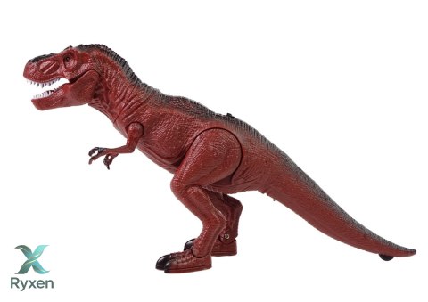 Dinozaur Na Baterie Tyranozaur Rex Zdalnie Sterowany Dźwięk LEAN TOYS