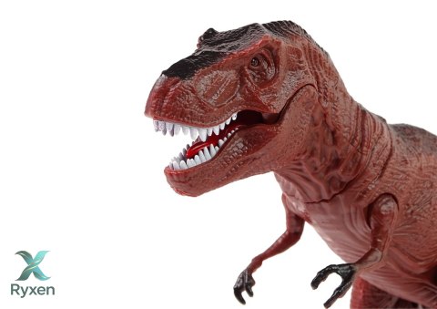 Dinozaur Na Baterie Tyranozaur Rex Zdalnie Sterowany Dźwięk LEAN TOYS