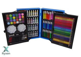 Duży Zestaw Artystyczny w Walizce 145 Elementów Jednorożec LEAN TOYS