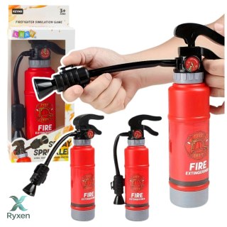 Gaśnica Zabawkowa Dla Małego Strażaka Funkcja Pryskania Wodą LEAN TOYS