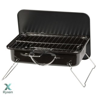 Grill węglowy przenośny, stalowy, do ogrodu i na taras, 37x27x17 cm KAMAI STRENDPRO