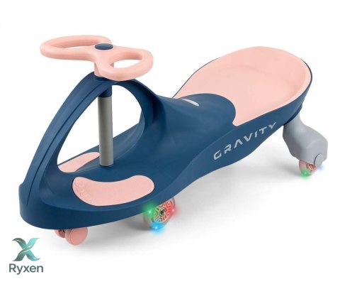 Jeździk grawitacyjny gravity granatowo-różowy MILLY MALLY