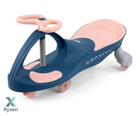 Jeździk grawitacyjny gravity granatowo-różowy MILLY MALLY
