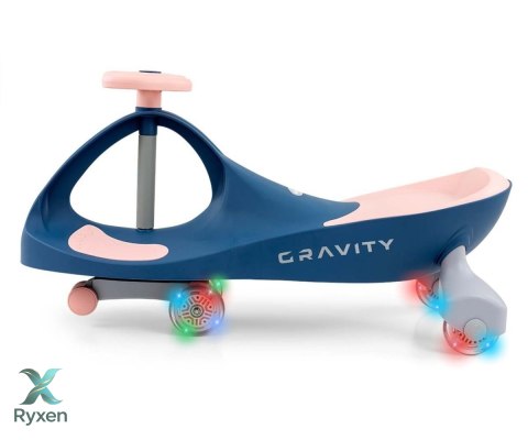 Jeździk grawitacyjny gravity granatowo-różowy MILLY MALLY