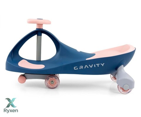 Jeździk grawitacyjny gravity granatowo-różowy MILLY MALLY