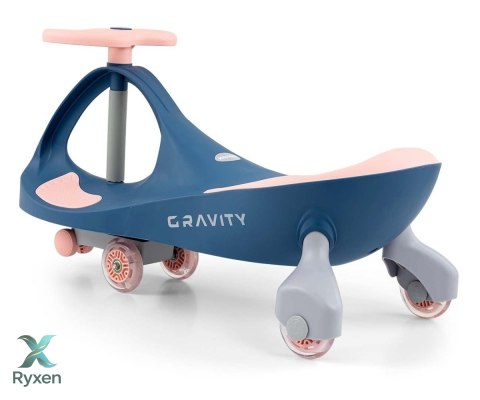 Jeździk grawitacyjny gravity granatowo-różowy MILLY MALLY