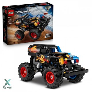 Klocki technic 42219 monster jam grave digger ogień i lód LEGO