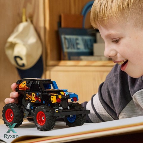 Klocki technic 42219 monster jam grave digger ogień i lód LEGO