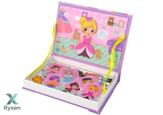 Magnetyczna Układanka Książka Przebieralnia Kostiumy LEAN TOYS