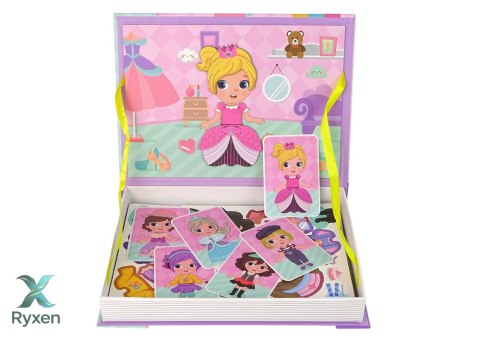 Magnetyczna Układanka Książka Przebieralnia Kostiumy LEAN TOYS